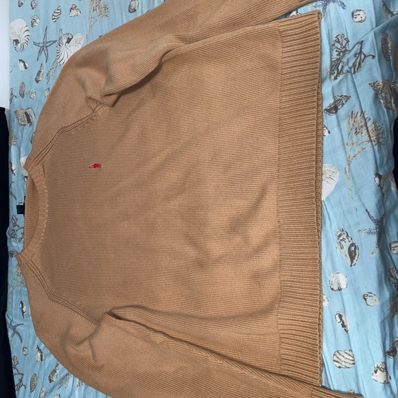J. Crew tan crewneck, great condition, great material - Picture 3 of 3